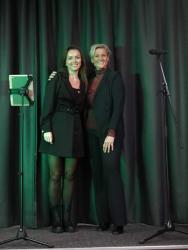 Michelle de Jong en Edith Numeijer
